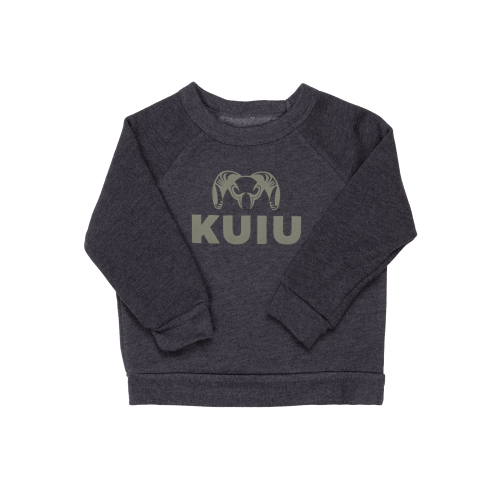 Toddler Stacked Logo Crewneck Sweatshirt | Olive