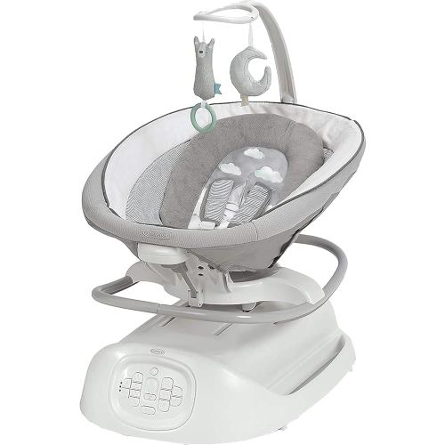Graco Sense2Soothe 2-in-1 Baby Swing and Portable Rocker with Cry Detection Technology - Sailor