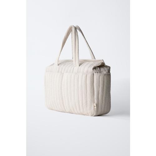 GINGHAM MATERNITY BAG