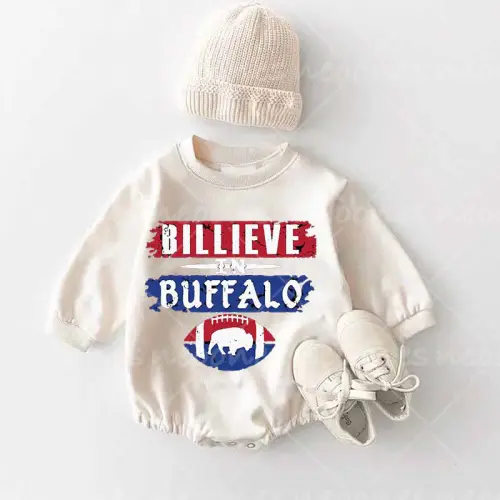 Baby Buffalo Bills Romper and Adult Sweatshirt