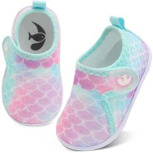 FEETCITY Baby Boys Girls Water Sport Shoes Barefoot Kids Aqua Socks Quick-Dry Beach Swim Pool Shoes