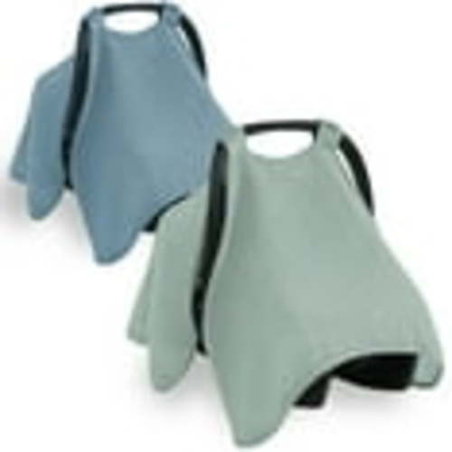 2 Pcs Baby Car Seat Cover Breathable Cotton Baby Carrier Cover Universal Infant Car Seat Canopy for Stroller Outdoor Boy and Girl