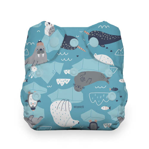 Thirsties Natural Newborn All-in-One: Snap Closure (for newborns)
