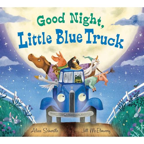 Good Night, Little Blue Truck: A Heartwarming Bedtime Story about Trucks, Farm Animals, and Friendship, For Kids (Ages 4-8)