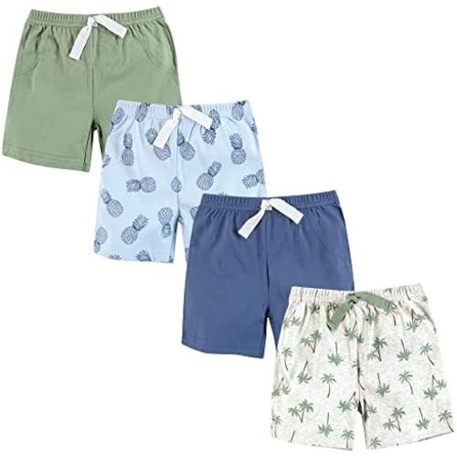 Hudson Baby Baby Shorts Bottoms 4-Pack