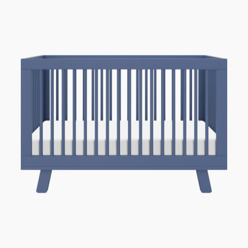 babyletto Hudson 3-in-1 Convertible Crib with Toddler Bed Conversion Kit - Cove Blue