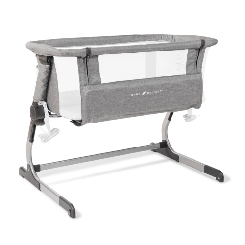 Beside Me™ Dreamer Organic Bassinet & Bedside Sleeper - Charcoal