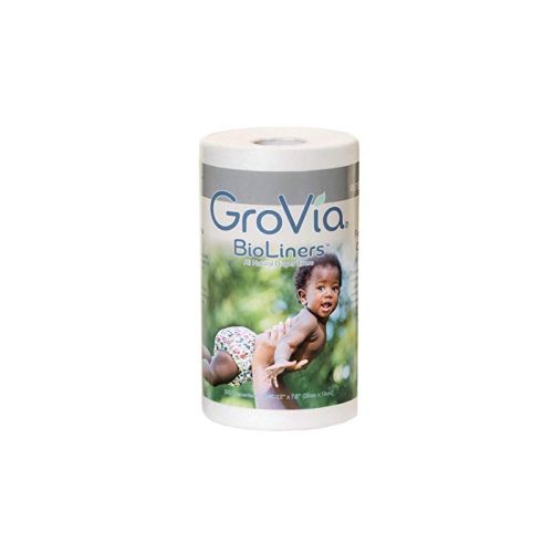 Diaper Liners – GroVia BioLiners – All Natural and Unscented for Natural Parenting – Breathable – Chlorine-Free – 200 Count