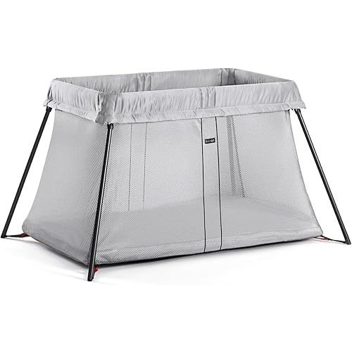BabyBjörn Travel Crib Light, Silver, One Size