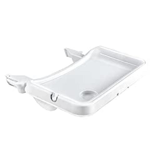 Amazon.com : Hauck Alpha Removable Non Slip High Chair Table Tray with Adjustable Depth, Compatible w/Wooden Grow-Along Alpha+ and Beta+, Accessory Only, White : Baby