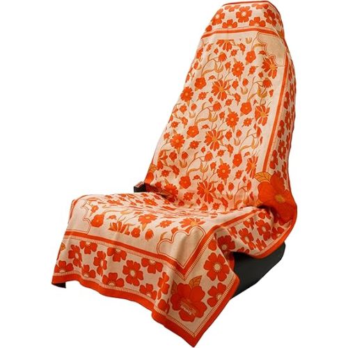 Sprints Athletic Running Towel, Full-Sized, Car Seat Cover - Performance Microfiber (Peaches & Pleasures The Small Kind)