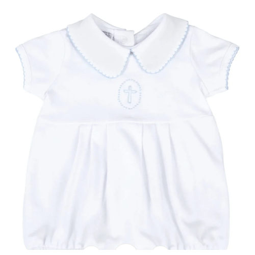 Blessed Embroidered Bubble Blue – Children's Edit