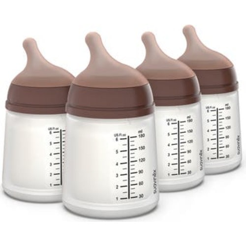 4-Pack Adaptable Flow Small Anti-Colic Bottles