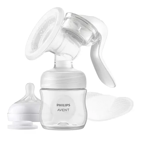 Philips AVENT Manual Breast Pump, SCF430/30, Clear