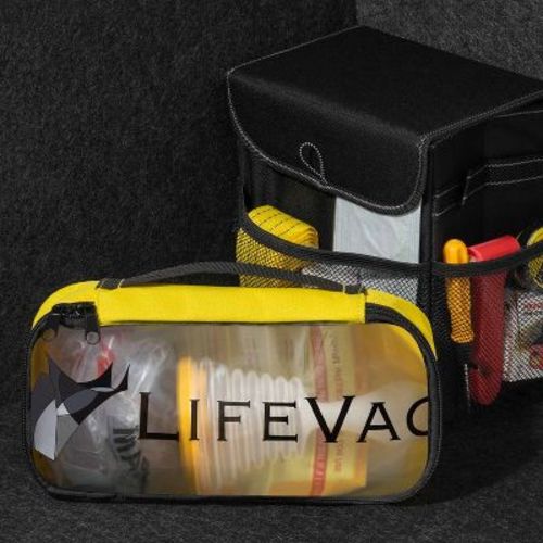 LifeVac Yellow Travel Kit - Portable Suction Rescue Device, First Aid Kit for Kids and Adults, Portable Airway Suction Device for Children and Adults
