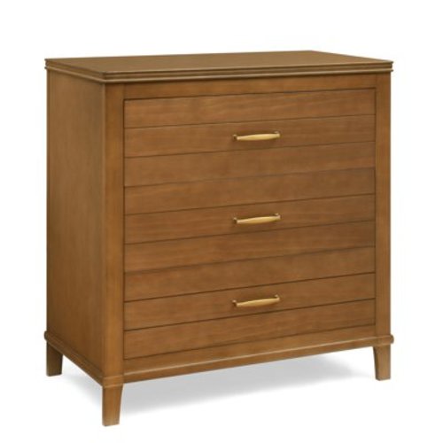 Delta Children Phoebe 3 Drawer Dresser with Interlocking Drawers, Chestnut