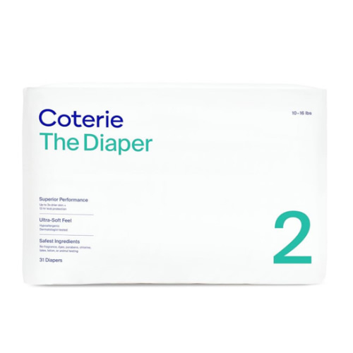 Coterie Size 2 Diaper, 31 CT