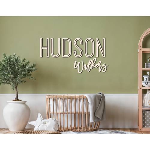 Custom Wood Nursery Name Sign, Custom Nursery Sign, Wooden Name Sign, Wood Sign, Wood Decor, Nursery Decor, Wooden Baby Names, Nursery Names