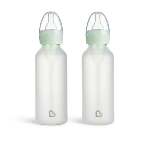 Bond™ Silicone Glass Bottle 4oz or 8oz, 2pk | Munchkin