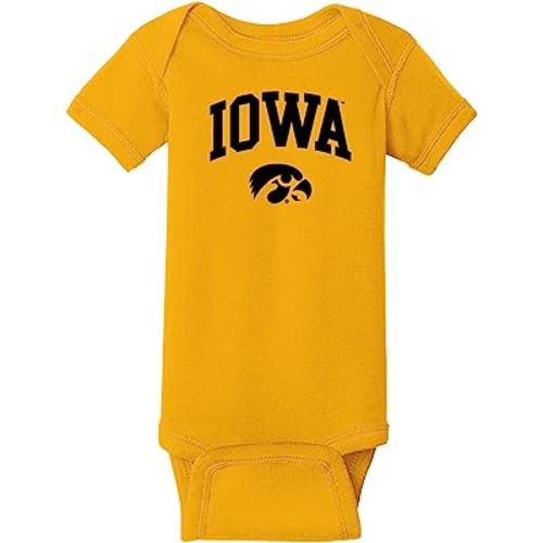 NCAA Arch Logo, Team Color Infant Creeper Bodysuit, College, University