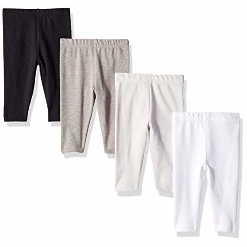 Hanes Baby-Girls Baby Leggings, Ultimate Flexy Knit Pants Boys & Girls, 3-Pack