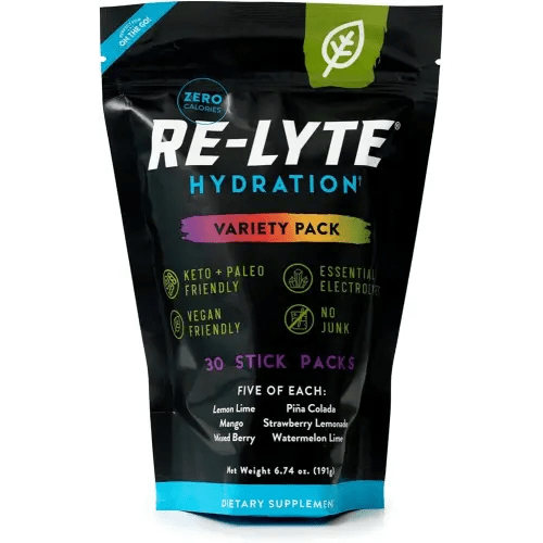 REDMOND Re-Lyte Hydration Electrolyte Mix, Variety Pack, 30 Stick Packs