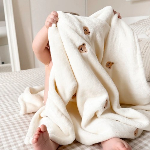 Cozy Bear Baby Blanket