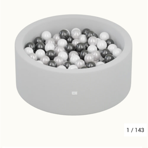 Ball Pit + 200 Pit Balls – Light Grey