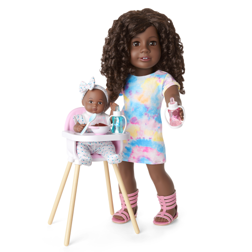 Little Bitty Baby™ Layette & High Chair Set for 7.75-inch Dolls