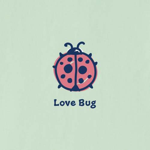 Baby Love Bug Ladybug Short Sleeve Crusher Baby Bodysuit | Shop Life is Good