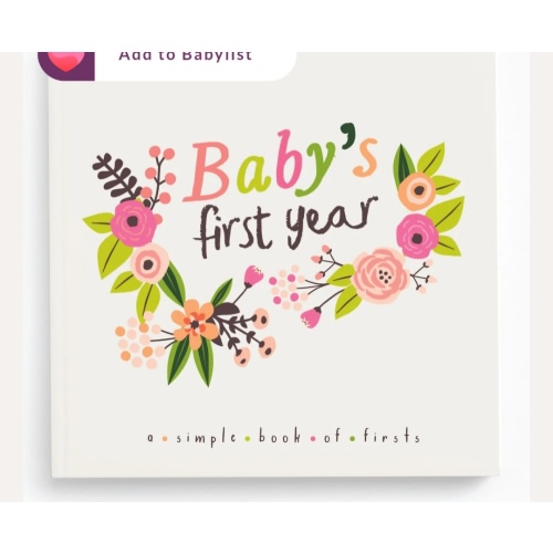 Little Artist Memory Baby Book – Lucy Darling