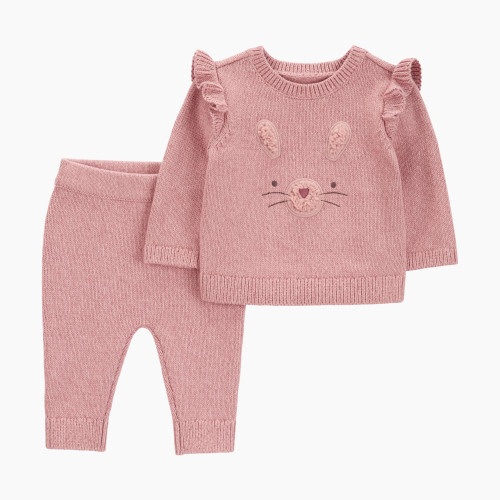 Carter's Pullover & Jogger Set - Pink, Nb