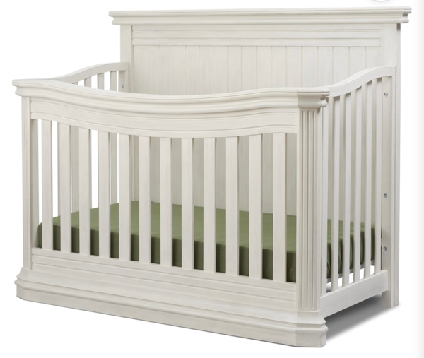 Sorelle Vista Elite Panel Flat top 4 and 1 crib - Brushed Ivory – Bambi Baby