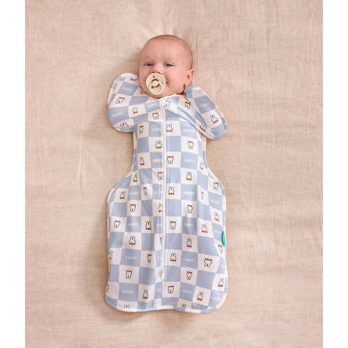 Swaddle Up™ 1.0 TOG Cotton Blue Miffy Checker