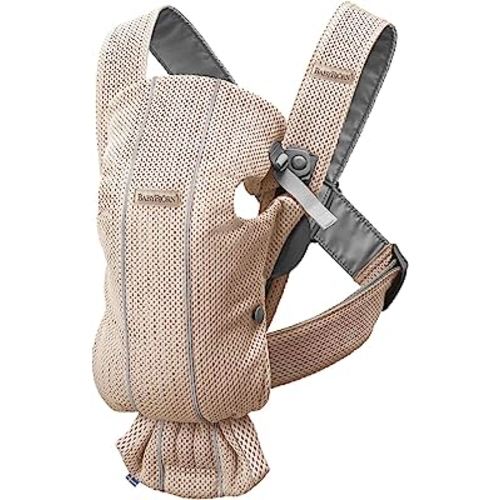 BabyBjörn Baby Carrier Mini, 3D mesh, Pearly Pink