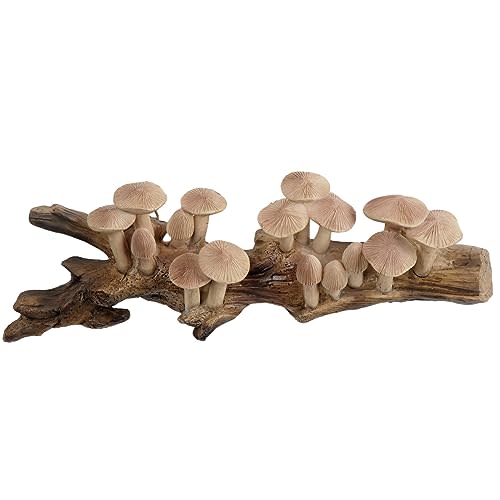Barydat Resin Mushroom Decor Cottagecore Mushroom Wall Decor Vintage Wall Hanging Sculpture Vintage Farmhouse Hanging for Home Bedroom Living Room Birthday Gift