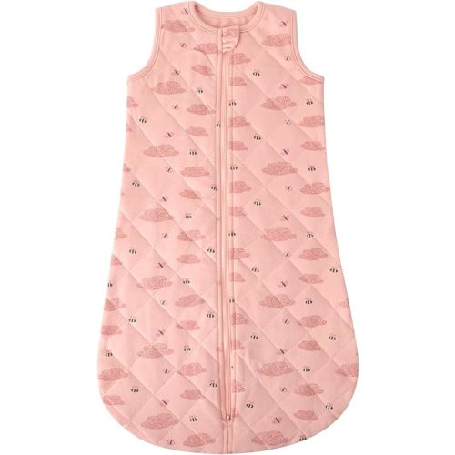 Baby Sleep Sack Sleeveless Super Soft Cotton Warm 0-6 Months 1.5 Tog, Sleeping Sack Soft Comfortable Wearable Blanket 2-Way Zipper, Sleeping Bag Sleepsack Unisex Newborn Infant Babies Girls Boys