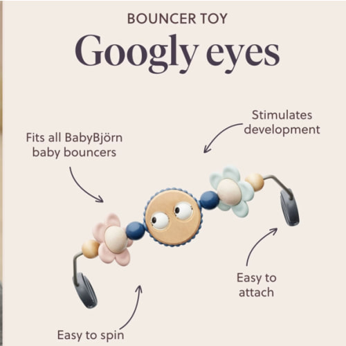 BabyBjörn Toy for Bouncer – Googly eyes