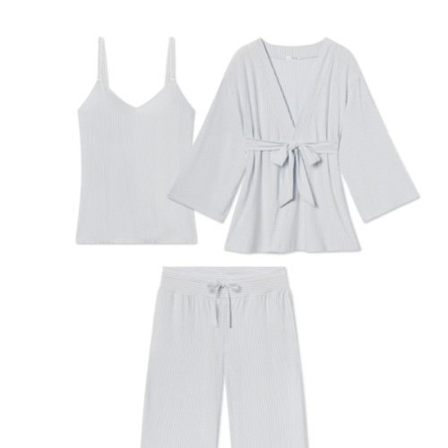 LAKE | Women | DreamModal Pajamas | Fog Maternity Kimono Bundle