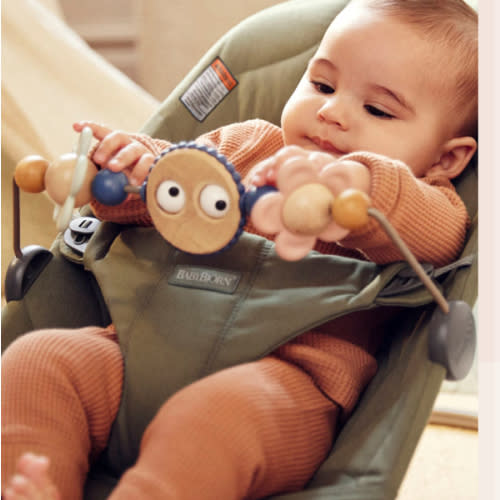 BabyBjörn Toy for Bouncer – Googly eyes (Pastel Color)