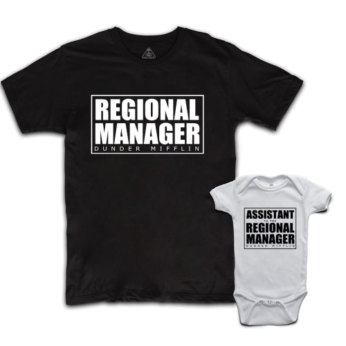 Dunder Mifflin Dad & Me Matching T-Shirts