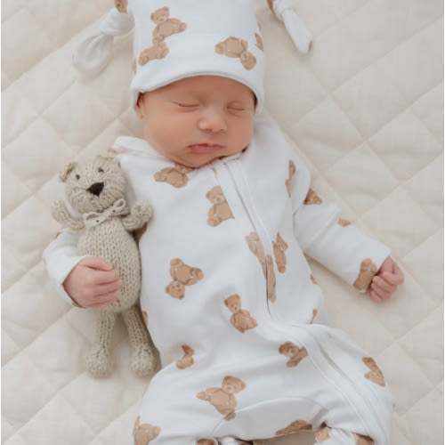 Full Zip Romper Pajamas Set | Teddy