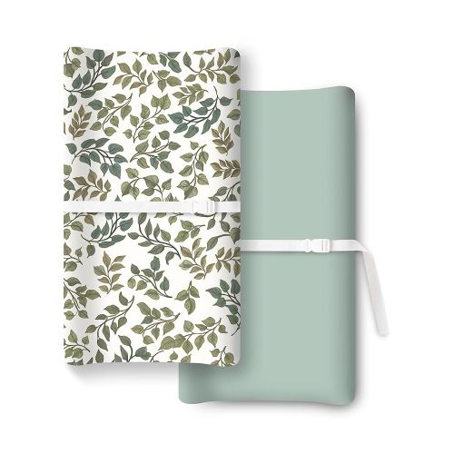 Extra Stretchy Changing Pad Cover, Ultra Soft Premium Jersey Knit Changing Pad Sheets, Unisex for Boys Girls, Fits All Standard Changing Tables/Dresser Tops - 2 Pack
