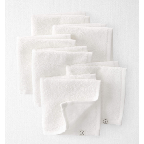 6-pack organic cotton washcloths