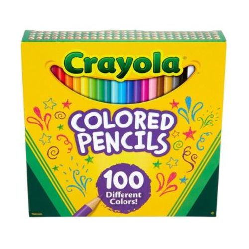 Crayola 100ct Sharpened Colored Pencils