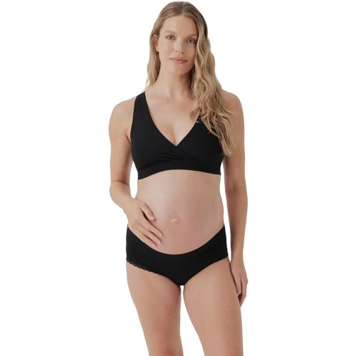 Pact Organic Cotton Maternity Nursing Bralette for Breastfeeding - Stretchy, Wireless