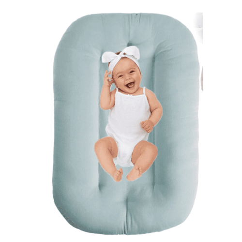 Baby Lounger - Baby Lounger for Newborn, Infant Lounger for Home and Travel, Soft Cotton, Newborn Babies Essentials Gifts