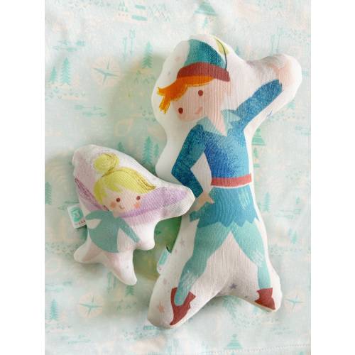 Peter Pan rattle set, Tinkerbell rattle, Peter Pan rattle, Tink, Neverland, Peter Pan plush, Tinkerbell plush, Peter Pan toy, rattle set