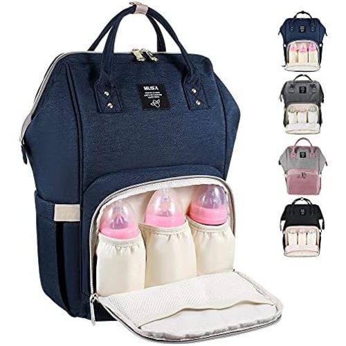 MUIFA Diaper Bag Multi-Function Waterproof Travel Backpack Nappy Bag for Baby Care with Insulated Pockets