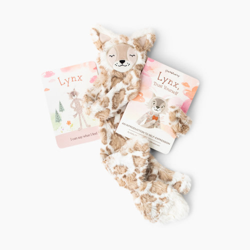 Slumberkins, Inc. Plush Snuggler & Book Bundle - Lynx's Self Expression